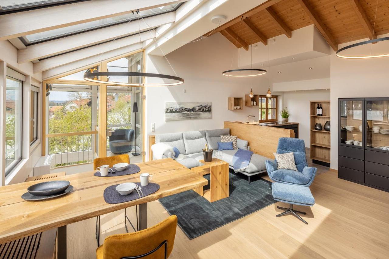 Stille X Weite - Hochwertige Wohnung Mit See-Panorama Kronburg Zewnętrze zdjęcie