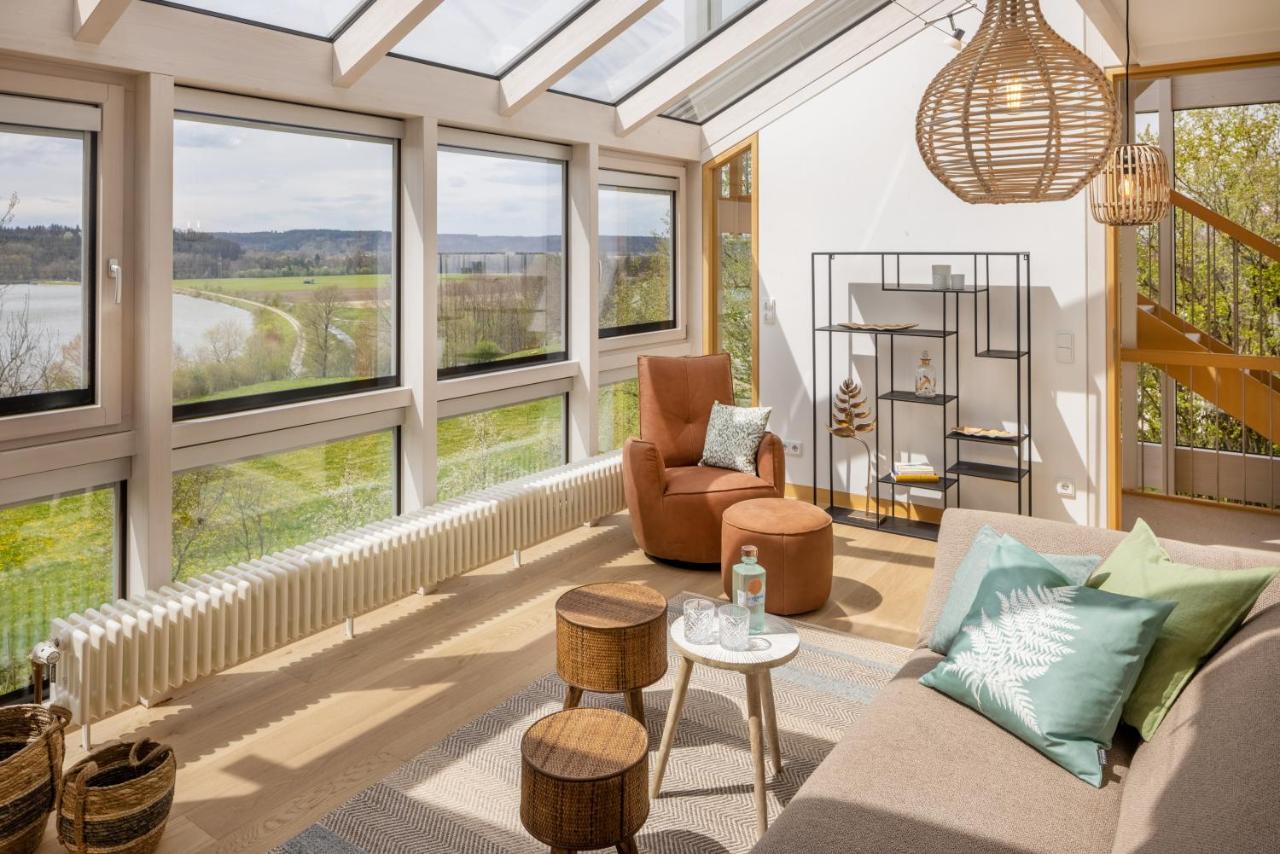 Stille X Weite - Hochwertige Wohnung Mit See-Panorama Kronburg Zewnętrze zdjęcie